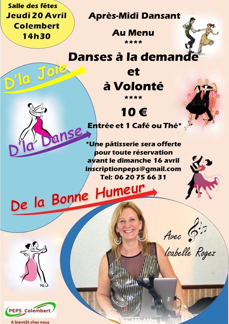 Affiche Officielle Th Dansant Colembert Fr