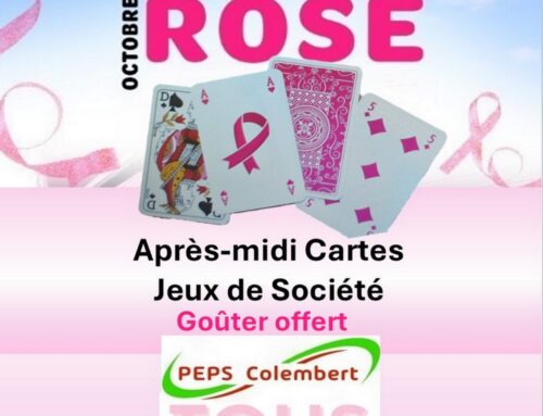 OCTOBRE ROSE APRES-MIDI CARTES JEUX DE SOCIETE